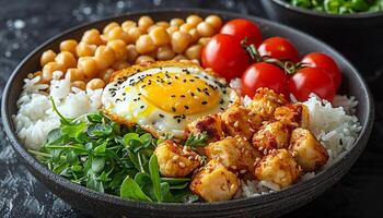 AI generated Attractive food images photo