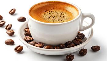 AI generated Coffee background image photo