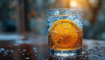 AI generated Pictures of delicious and beautiful drinks photo