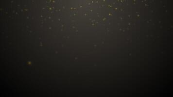 Countdown 9 to 1 Happy new year 2024 golden bokeh particles. Magical light. Merry Christmas and 2024 happy new year golden intro template and background. Gold Snow with Falling Snowflakes Winter dark video