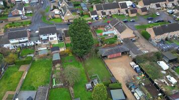 Arseley Cidade do Inglaterra Reino Unido. a cenas estava capturado durante nublado e chuvoso dia do fevereiro 28, 2024 video