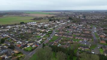 Arseley Town of England UK. The Footage Was Captured During Cloudy and Rainy Day of Feb 28th, 2024 video