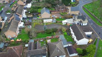 arseley pueblo de Inglaterra Reino Unido. el imágenes estaba capturado durante nublado y lluvioso día de feb 28, 2024 video