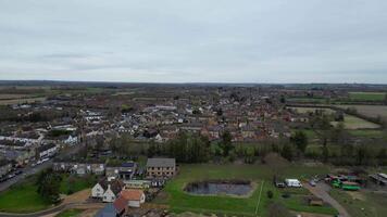 Arseley Town of England UK. The Footage Was Captured During Cloudy and Rainy Day of Feb 28th, 2024 video