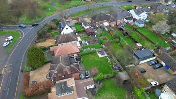 Arseley stad- van Engeland uk. de beeldmateriaal was gevangen genomen gedurende bewolkt en regenachtig dag van feb 28e, 2024 video