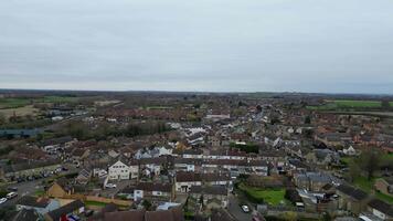 arseley pueblo de Inglaterra Reino Unido. el imágenes estaba capturado durante nublado y lluvioso día de feb 28, 2024 video