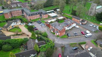 Arseley Cidade do Inglaterra Reino Unido. a cenas estava capturado durante nublado e chuvoso dia do fevereiro 28, 2024 video