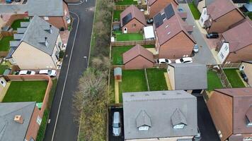 arseley pueblo de Inglaterra Reino Unido. el imágenes estaba capturado durante nublado y lluvioso día de feb 28, 2024 video