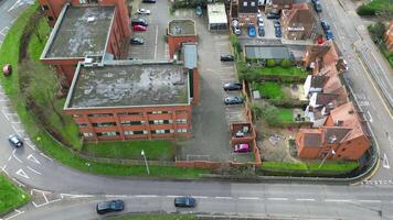 High Angle View of Central Stevenage City of England, United Kingdom, Feb 23rd, 2024 video