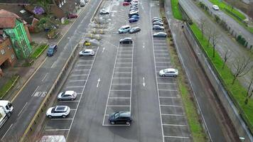 hoog hoek beeldmateriaal van centraal Stevenage stad van Engeland uk. feb 23e, 2024 video