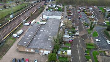 Arseley Town of England UK. The Footage Was Captured During Cloudy and Rainy Day of Feb 28th, 2024 video