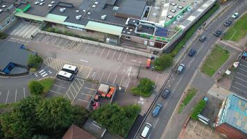 Aerial View of Luton City of England During Sunset. video