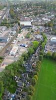 High Angle View of Hitchin City of England UK. October 28th, 2023 video