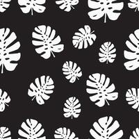 de moda modelo con tropical hojas, monstera siluetas vector botánico ilustraciones, floral elementos. mano dibujado planta para decoración.