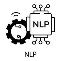 Futuristics Technology Linear Icon vector