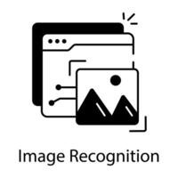 Futuristics Technology Linear Icon vector