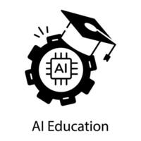 Futuristics Technology Linear Icon vector