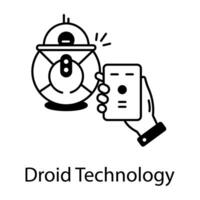 Futuristics Technology Linear Icon vector