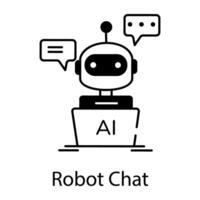 Futuristics Technology Linear Icon vector