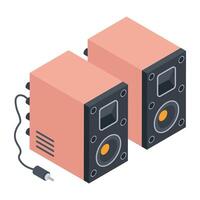 Electric Devices Isometric Icon vector