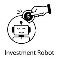 Futuristics Technology Linear Icon vector