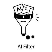 Future Technology Linear Icon vector