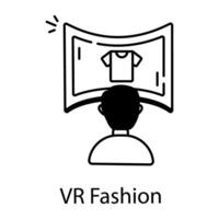 Artificial Intelligence Linear Icon vector