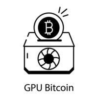 Cryptocurrency Industry Icon vector