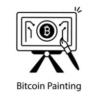 Crypto Technology Line vector
