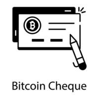 Cryptocurrency Linear Icon vector