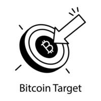 Cryptocurrency Linear Icon vector