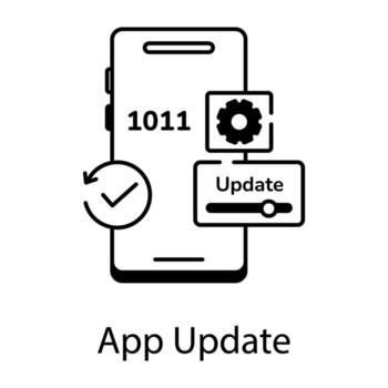 Internet Coding Line Icon vector