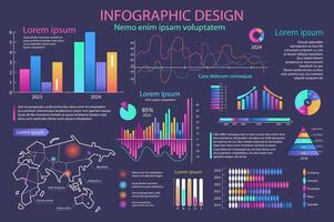 mega conjunto de infografía elementos datos visualización vector diseño modelo. lata ser usado para pasos, opciones, negocio proceso, flujo de trabajo, diagrama, diagrama de flujo, línea de tiempo, marketing. haz informacion gráficos.