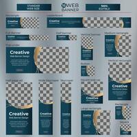 Business Social Media and Web Banner Set Free Vector