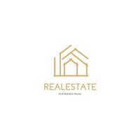 Home Real estate logo Design vector