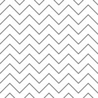 Zigzag thin line seamless pattern. Black horizontal zig zag vintage lines. Geometric repeating stripes. Minimalistic texture. Abstract monochrome background. Vector illustration.