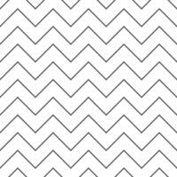 Zigzag thin line seamless pattern. Black horizontal zig zag vintage lines. Geometric repeating stripes. Minimalistic texture. Abstract monochrome background. Vector illustration.