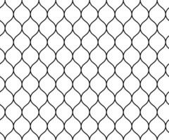 Fishing net seamless pattern. Soccer and football gates mesh. Fishnet texture. Basketball hoop and hockey net pattern. Sportswear texture. Chain link fence. Vector illustration on white background.