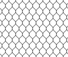 Fishing net seamless pattern. Soccer and football gates mesh. Fishnet texture. Basketball hoop and hockey net pattern. Sportswear texture. Chain link fence. Vector illustration on white background.