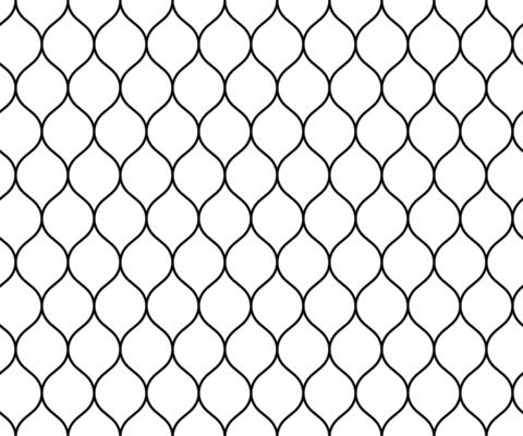 Fishing net seamless pattern. Soccer and football gates mesh. Fishnet texture. Basketball hoop and hockey net pattern. Sportswear texture. Chain link fence. Vector illustration on white background.