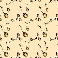 Light Strand Seamless Vector Pattern Design
