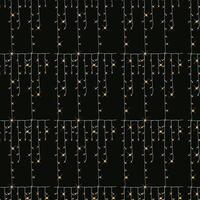 Tangled String Lights Seamless Vector Pattern Design