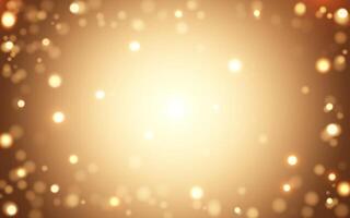 Golden luxury bokeh soft light abstract background, Vector eps 10 illustration bokeh particles, Background decoration