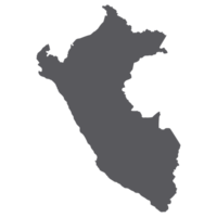 Perù carta geografica. carta geografica di Perù nel grigio colore png