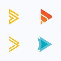 Arrow Business logo icon template vector design