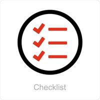 Checklist and list icon concept vector