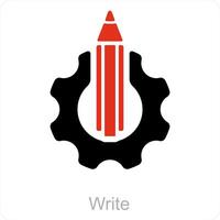 Creativity and pencil icon concept vector