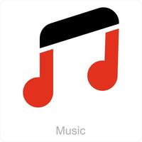 music and sound icon concept vector