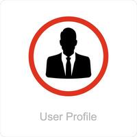 User Profile and user icon concept vector