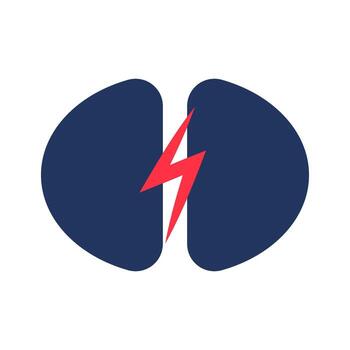 Defibrillator Device Restoring Heart Function vector